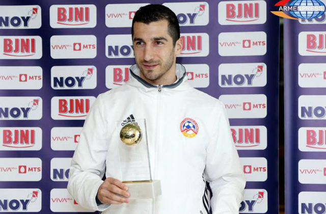 Mkhitaryan é escolhido Jogador do Ano de 2014 em premiação da FFA –  Estação Armênia