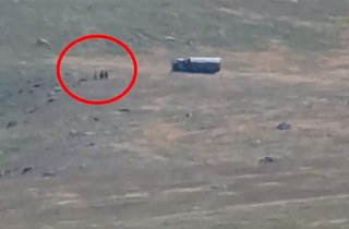This video footage refutes the falsehood of the MoD of Azerbaijan as if the group of RA Armed Forces attempted a sabotage infiltration in the eastern part of the frontier zone, whose “actions were stopped by shooting”