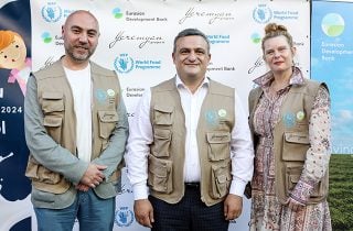 The EDB, the WFP and Yeremyan Projects launch the “Milk to Schools” initiative on World School Milk Day