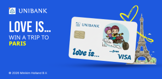 Love Is… card from Unibank can win a trip to Paris