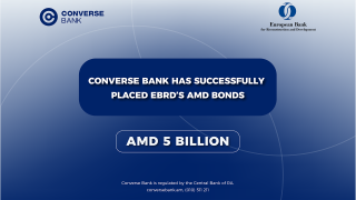 Converse Bank Completes the Placement of EBRD Bonds