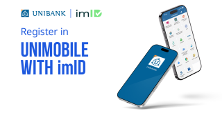 It is now possible to register in Unibank’s mobile application through imID as well
