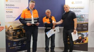 Internationally Certified and Ready for Amulsar: First Group of Operators Completes Training